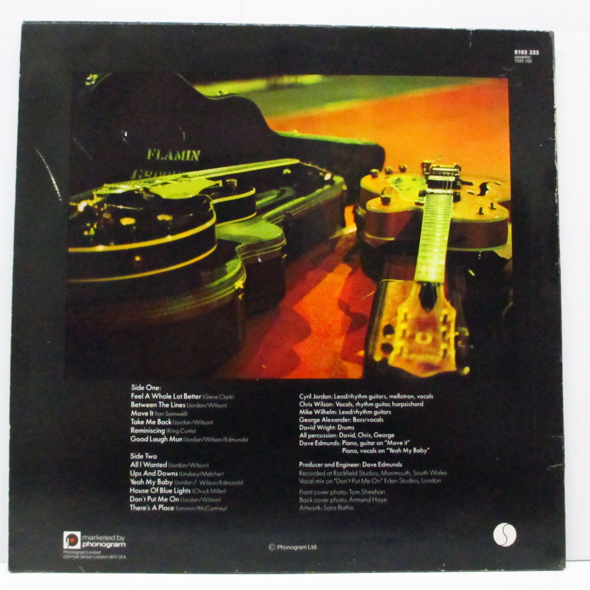 FLAMIN’ GROOVIES (フレイミン・グルーヴィーズ) - Now (UK 初回オリジナル「12曲入」LP+インナー/9103-333)