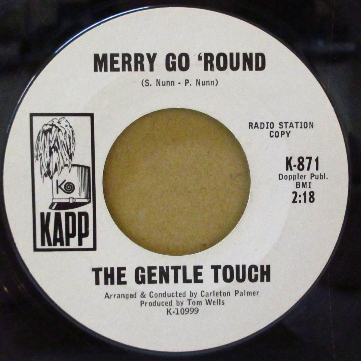 GENTLE TOUCH, THE (ザ・ジェントル・タッチ =姉妹デュオ「サタデイズ・フォトグラフ」の変名) - Among The First To Know (US '67 プロモ・白ラベ7インチ)ドリーミー・サンシャインポップ!