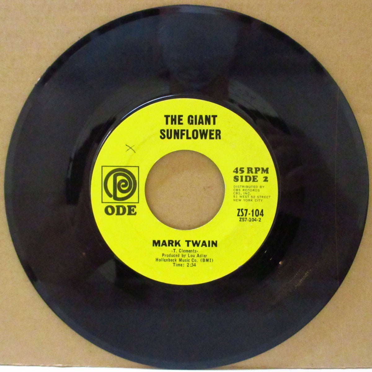 GIANT SUNFLOWER, THE (ザ・ジャイアント・サンフラワー) - Mark Twin / What's So Good About Good-Bye (US '67 オリジナル7インチ)軽快バブルガム(ノーザン)ポップ!