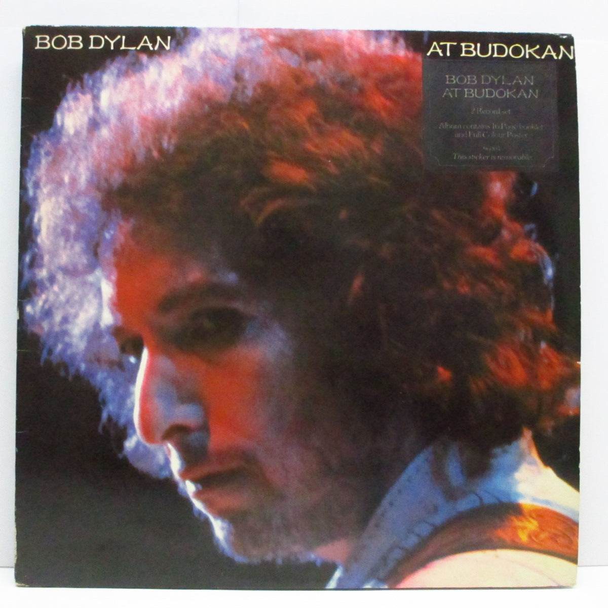BOB DYLAN (ボブ・ディラン) - Bob Dylan At Budokan (UK オリジナル 2xLP+ブックレット、ポスター/ステッカー付見開きジャケ「完品」)
