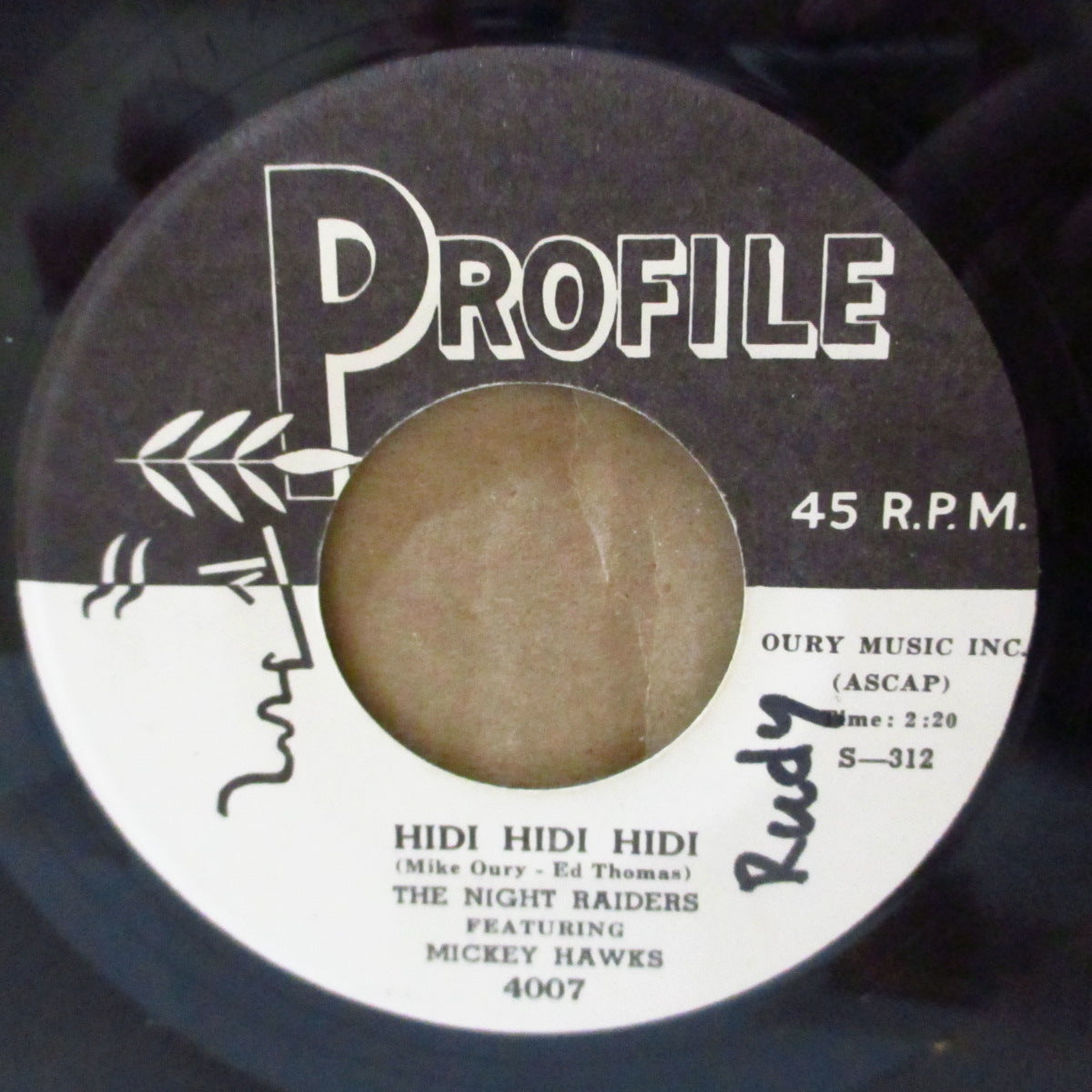 NIGHT RAIDERS Feat. MICKEY HAWKS (ミッキー・ホーキンス & ザ・ナイトレイダーズ) - Cottonpickin' ( US '74 限定リプロ7インチ) 鉄板ロカビリー・ジャイバー!