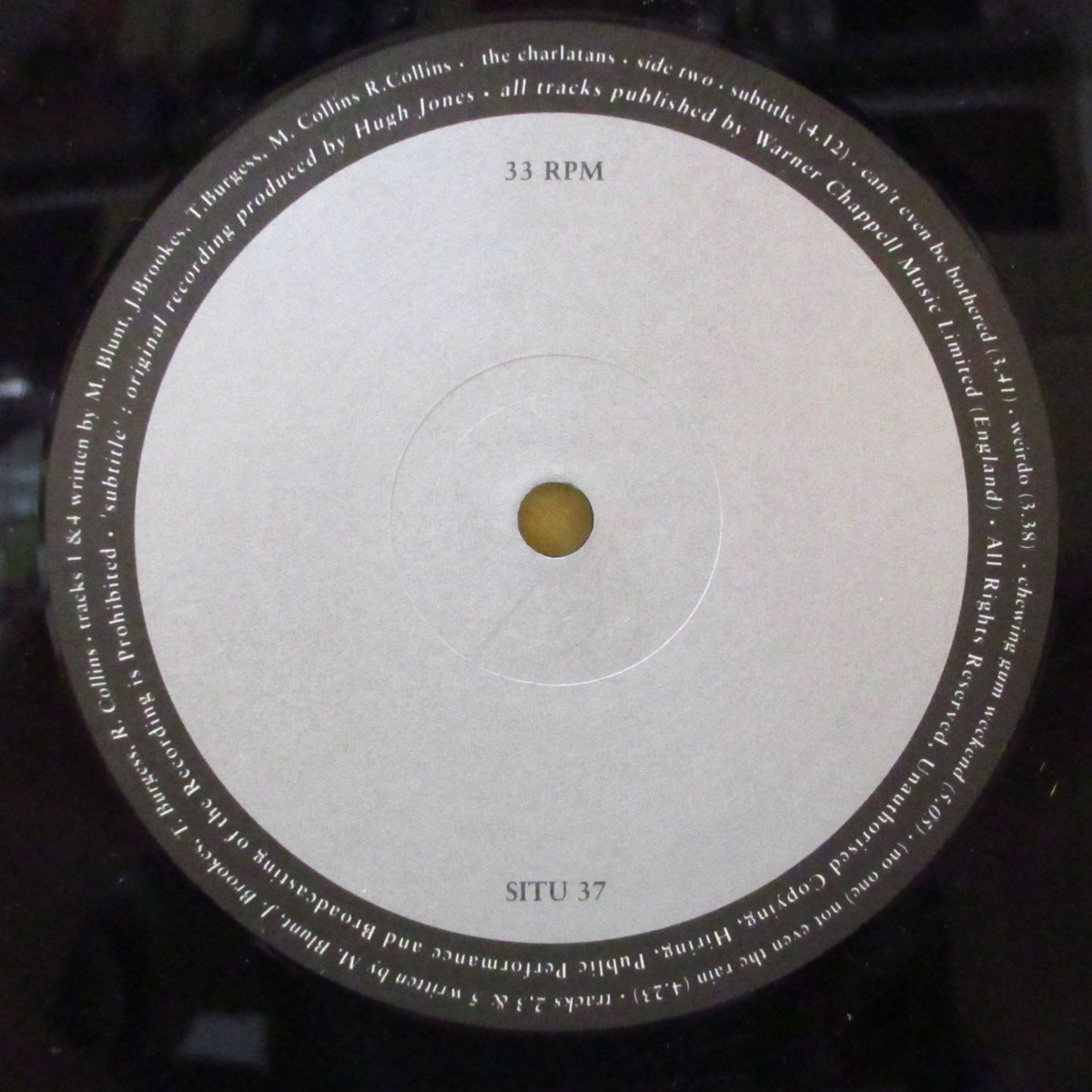 CHARLATANS, THE (ザ・シャーラタンズ) - Between 10th And 11th (UK オリジナル LP+ソフト紙インナー/ざら紙ジャケ) '92年2ndアルバム