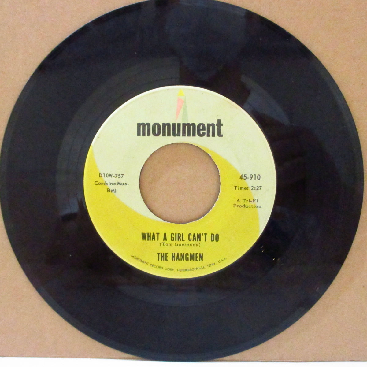 HANGMEN, THE (ザ・ハングメン) - What A Girl Can't Do (US '65 オリジナル7インチ) MOD-R&Bガレージ名曲!
