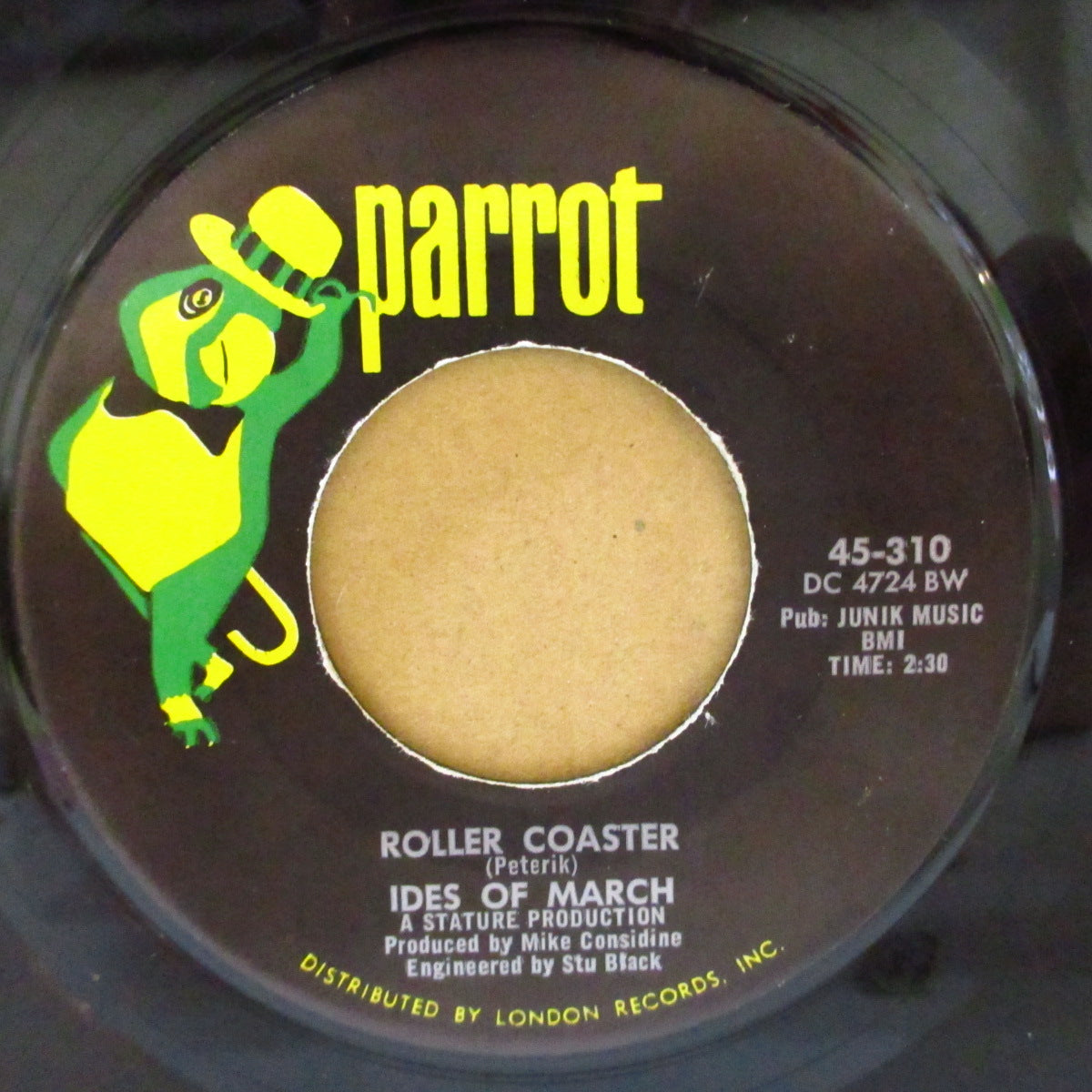 IDES OF MARCH, THE (ジ・アイズ・オブ・マーチ) - Roller Coaster (US '66 オリジナル7インチ)「ペブルス Vol.10」収録ポップ・ガレージ名曲!