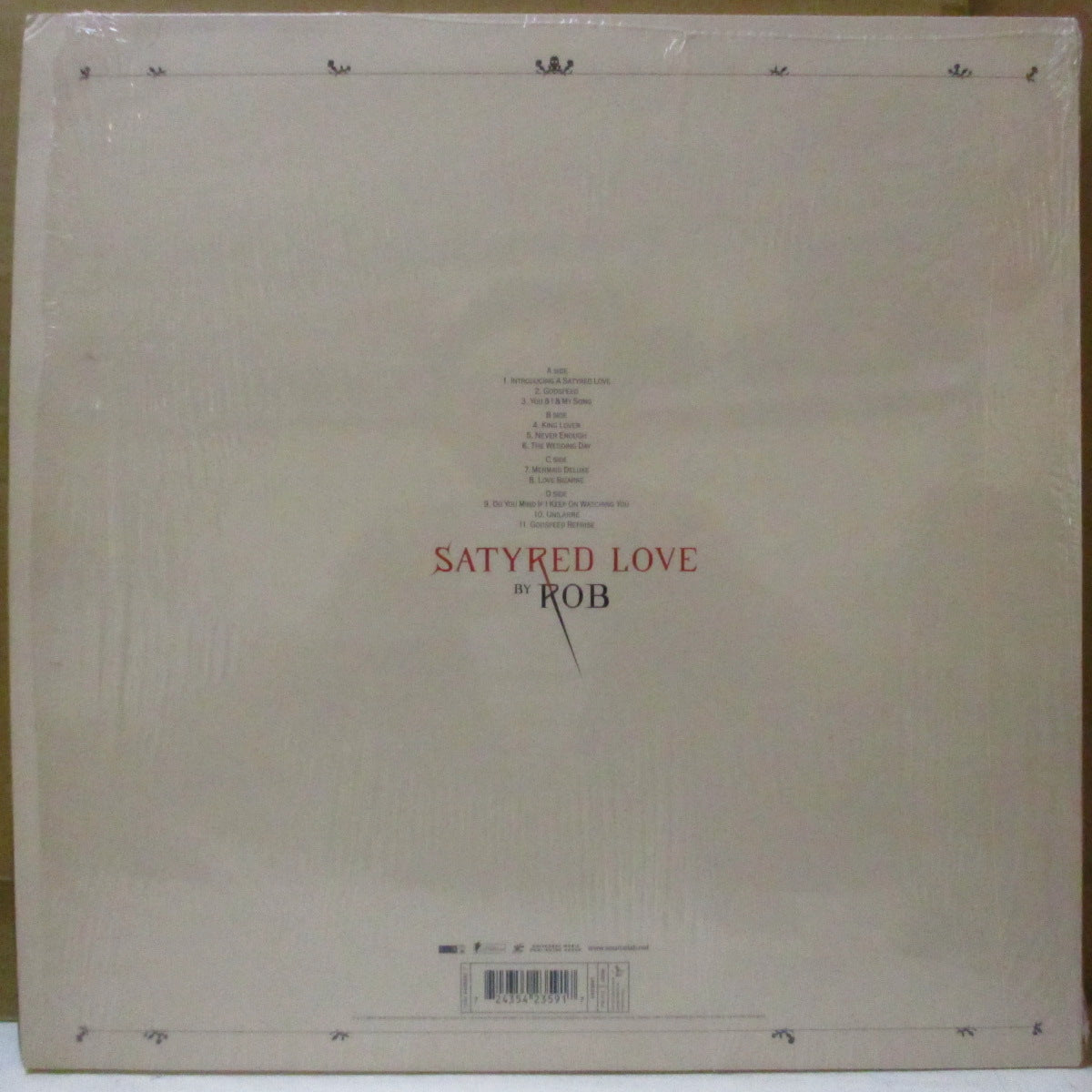ROB (ロブ) - Satyred Love (EU オリジナル 2xLP+インナー/レアステッカー付き光沢ジャケ) '02年2ndアルバム