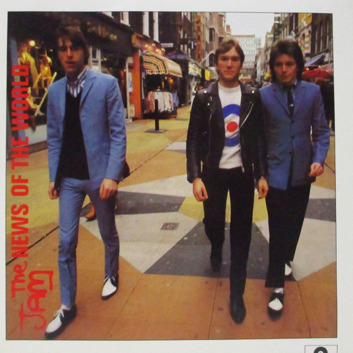 JAM, THE (ザ・ジャム) - News Of The World +2 (UK オリジナル銀プララべ「フラットセンター」7"/光沢固紙折り返ジャケ) 仏テキスト有 Ver.