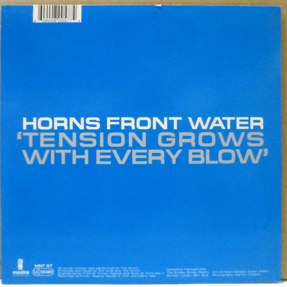 DRUM, THE (CHINA DRUM) (ザ・ドラム (チャイナ・ドラム)) - Horns Front (UK オリジナル 7インチ+光沢固紙ジャケ)
