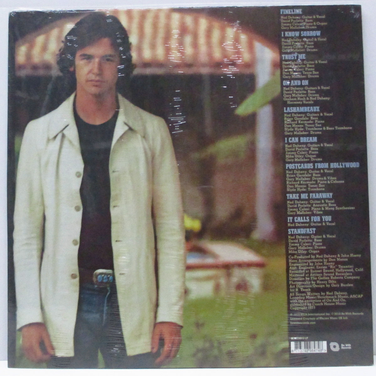 NED DOHENY (ネッド・ドヒニー) - Ned Doheny (UK '16 再発180g LP/BEWITH013LP 「廃盤 New」 ) ネッド・ドヒニーの誕生日を記念してリリースされたスペシャルエディション!