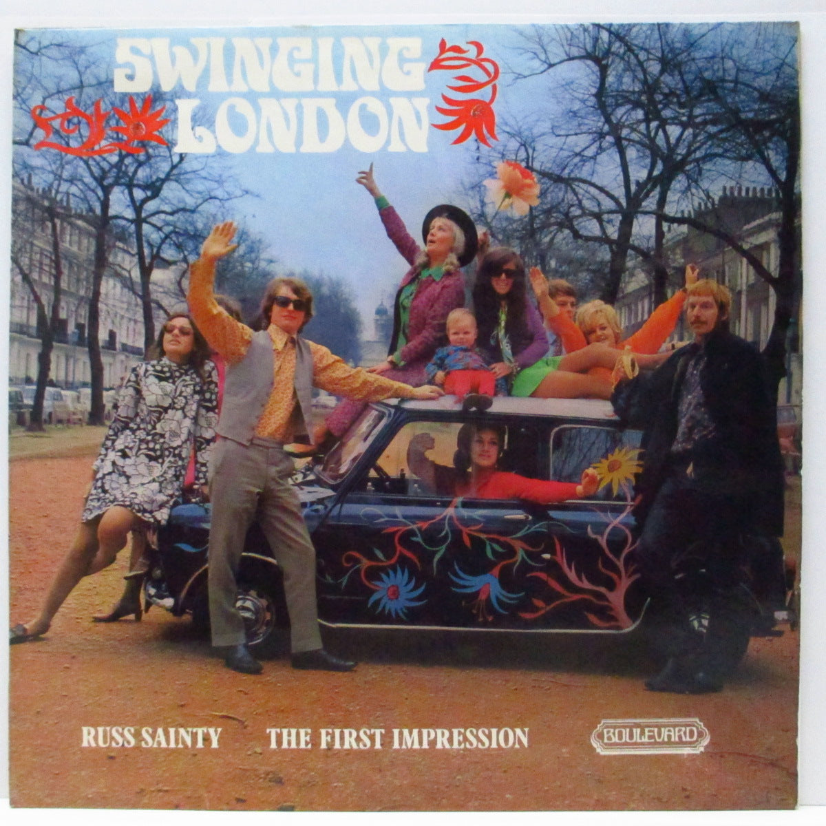 RUSS SAINTY (FIRST IMPRESSIONS) (ラス・センティ :ファースト・インプレッションズ) - Swinging London (UK '72 再発ステレオ LP#2+CS/Boulevard 4070)スウィンギング・ロンドン名作