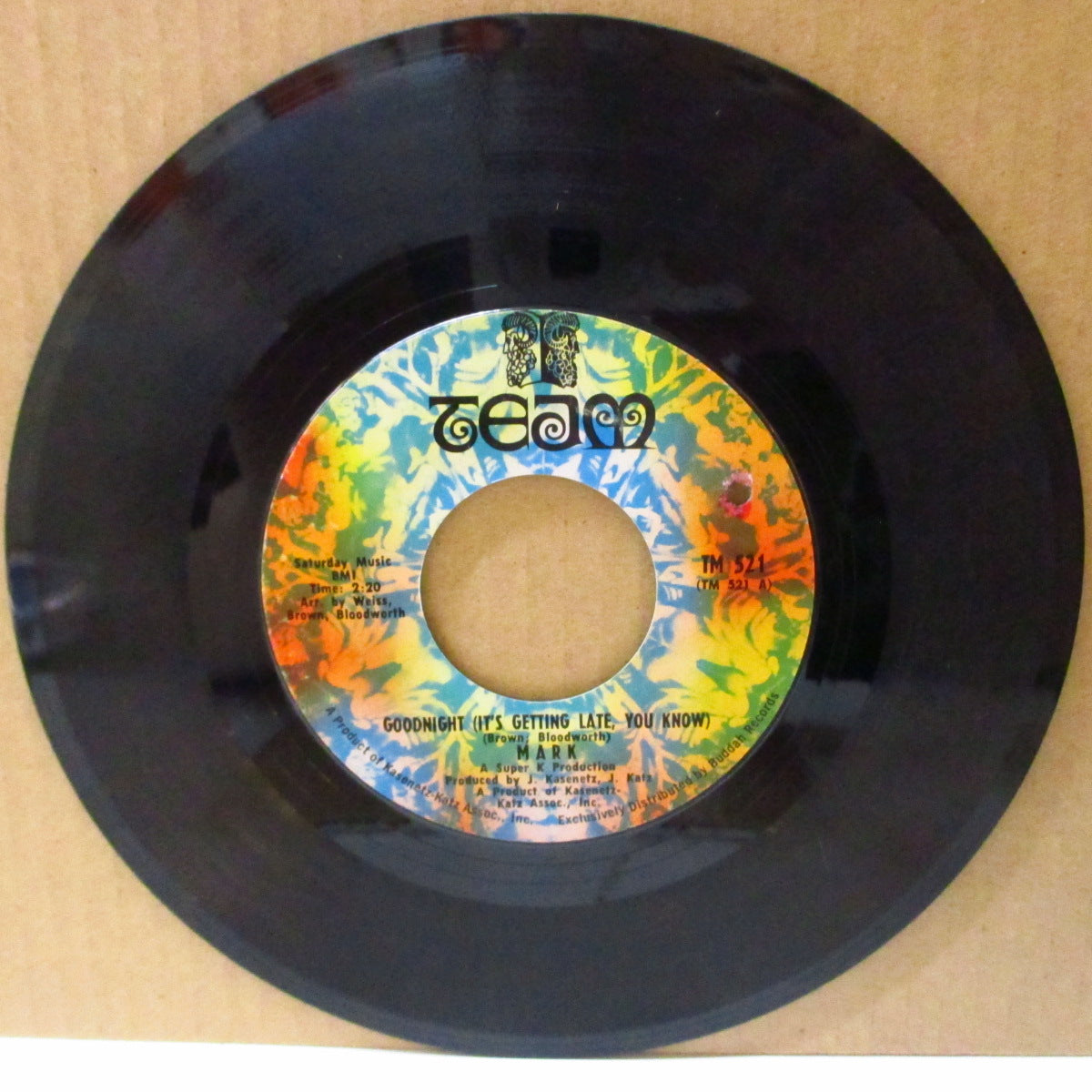 MARK (Gutkowski = 1910 Fruitgum Company) (マーク ) - Goodnight (It's Getting Late, You Know) (US '69 オリジナル 7インチ)1910 Fruitgum Companyのマーク・ガトコウスキーのソロ・哀愁美メロ・バブルガム