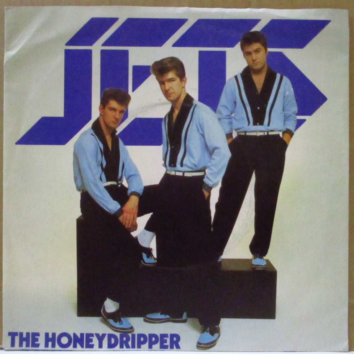 JETS (ジェッツ) - The Honeydripper / Tonite Tonite (UK '82 オリジナル 7インチ/光沢ソフト紙ジャケ)