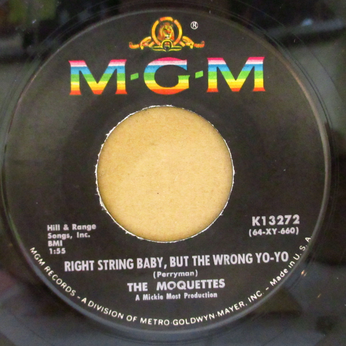 MOQUETTES, THE (ザ・モケッツ) - Right String Baby, But The Wrong Yo-Yo (US '64 オリジナル7インチ)フルール・ド・リスのメンバー在籍MODビート・カバー!