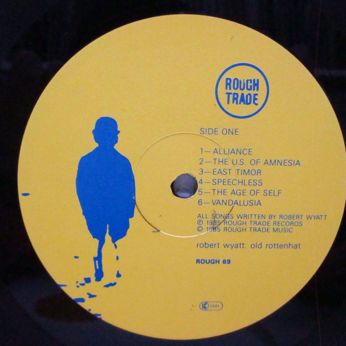 ROBERT WYATT (ロバート・ワイアット) - Old Rottenhat (UK オリジナル LP/光沢見開きジャケ)