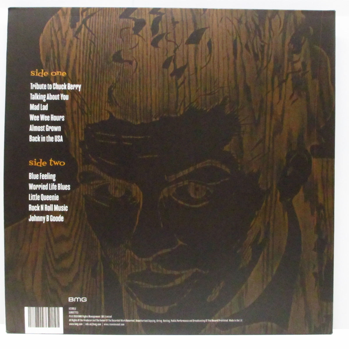 RON WOOD With His Wild Five (ロン・ウッド・ウィズ・ヒズ・ワイルド・ファイヴ) - Mad Lad : A Live Tribute To Chuck Berry (EU オリジナル 180g LP+インナー/光沢見開ジャケ) feat.イメルダ・メイ !