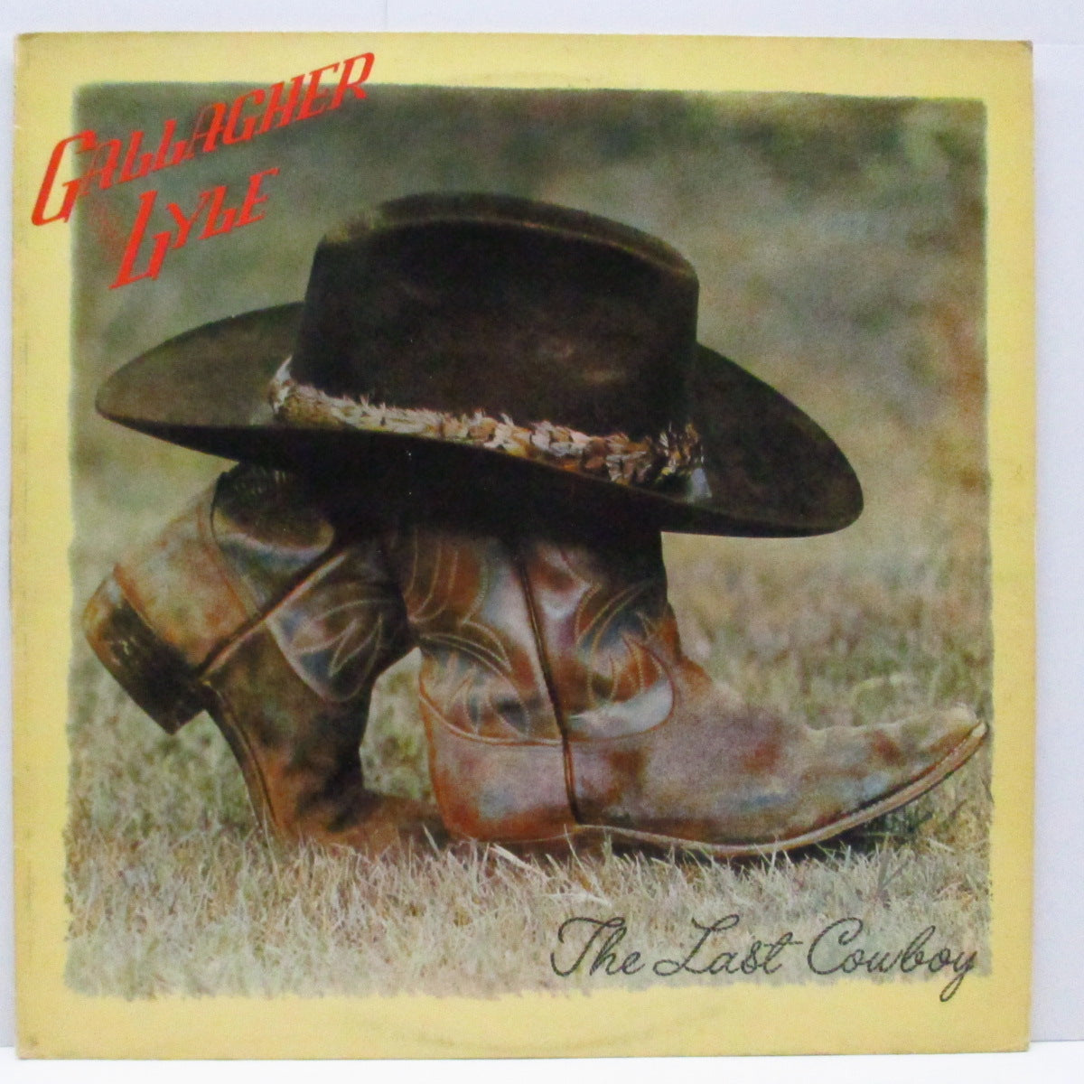 GALLAGHER & LYLE (ギャラガー&ライル) - Last Cowboy (UK オリジナル LP+インサート)