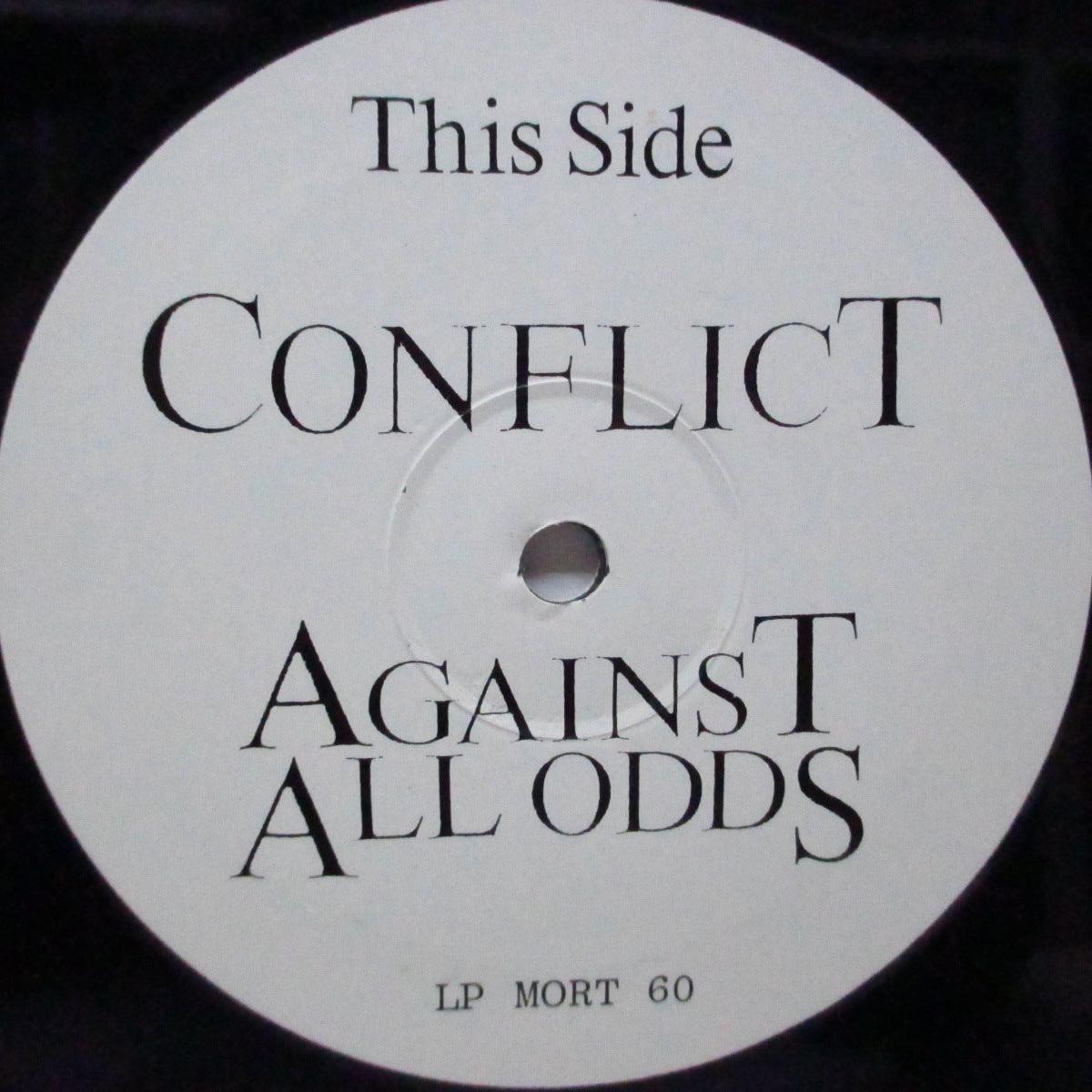 CONFLICT (コンフリクト) - Against All Odds (UK オリジナル LP+インナー/見開ジャケ)