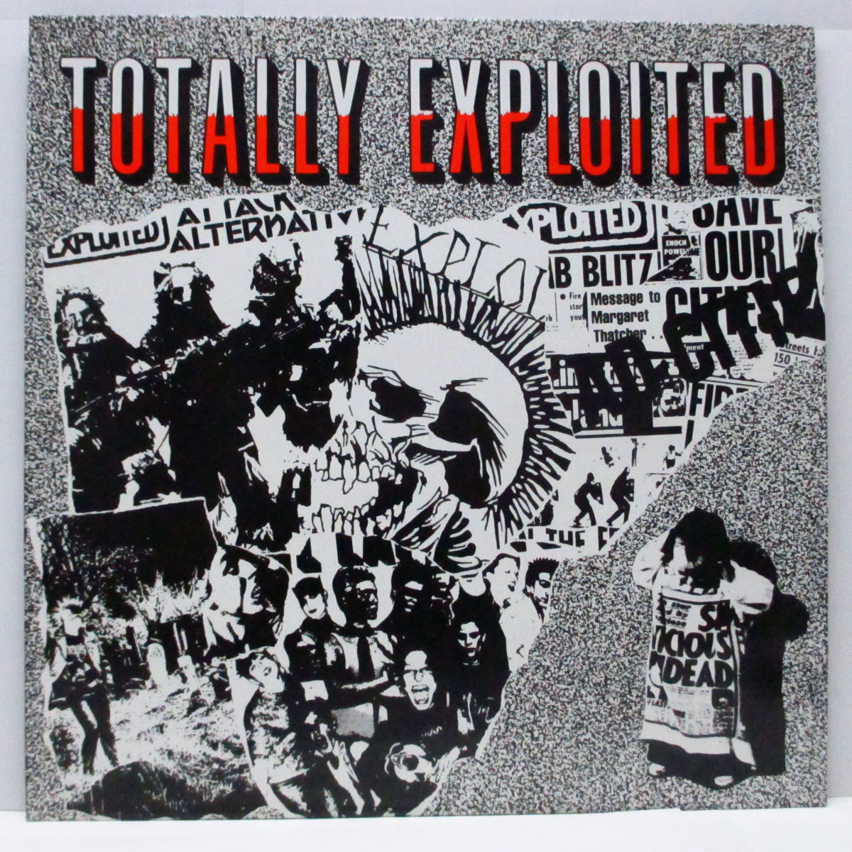 EXPLOITED, THE (ジ・エクスプロイテッド) - Totally Exploited (UK オリジナル LP) 全20曲、初期ベスト!