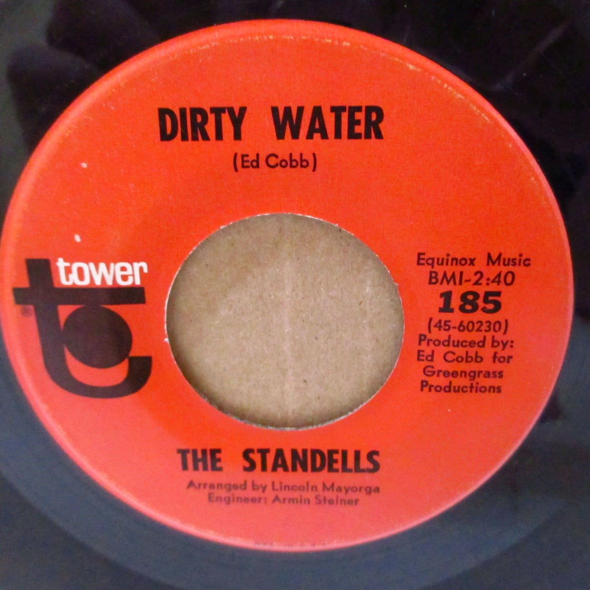 STANDELLS, THE (ザ・スタンデルズ) - Dirty Water / Rari (US '65 オリジナル 7インチ)ガレージ・ロック界クラシック大名曲!