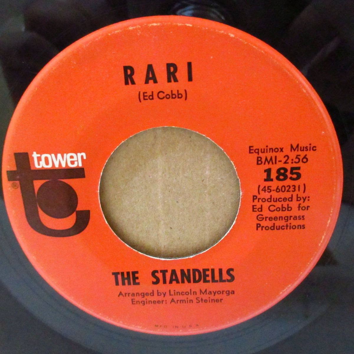 STANDELLS, THE (ザ・スタンデルズ) - Dirty Water / Rari (US '65 オリジナル 7インチ)ガレージ・ロック界クラシック大名曲!