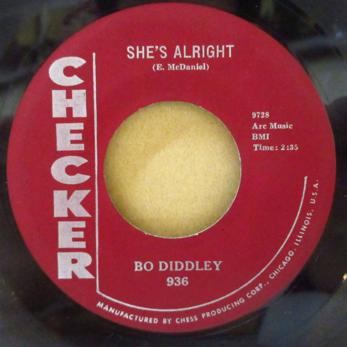 BO DIDDLEY (ボ・ディドリー) - Say Man, Back Again (US '59 オリジナル 7インチ)両面BO-BEAT炸裂凶暴R&B!