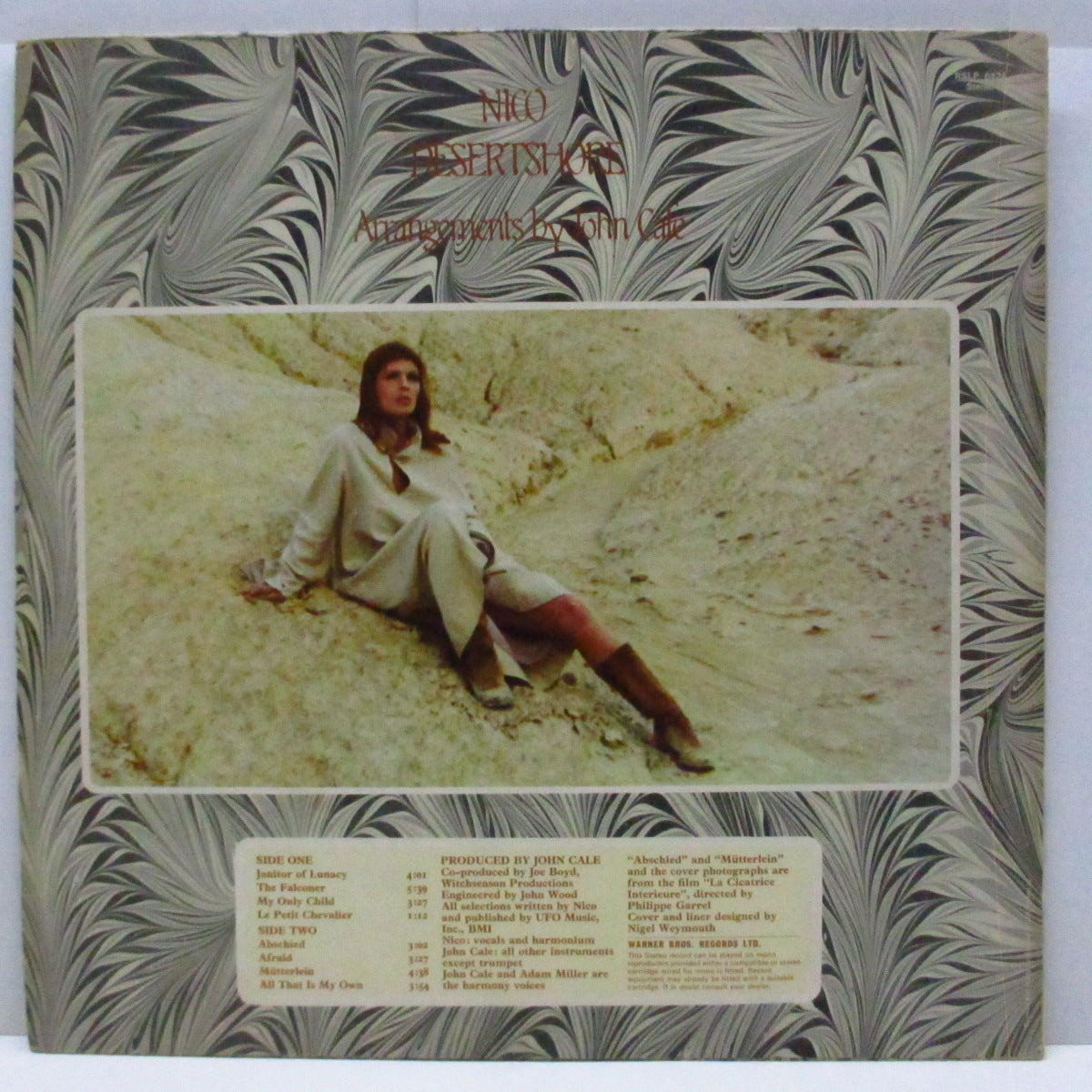 NICO (ニコ) - Desertshore (UK オリジナルLP+ザラ紙ジャケ/RSLP 6424) '71年サードアルバム!