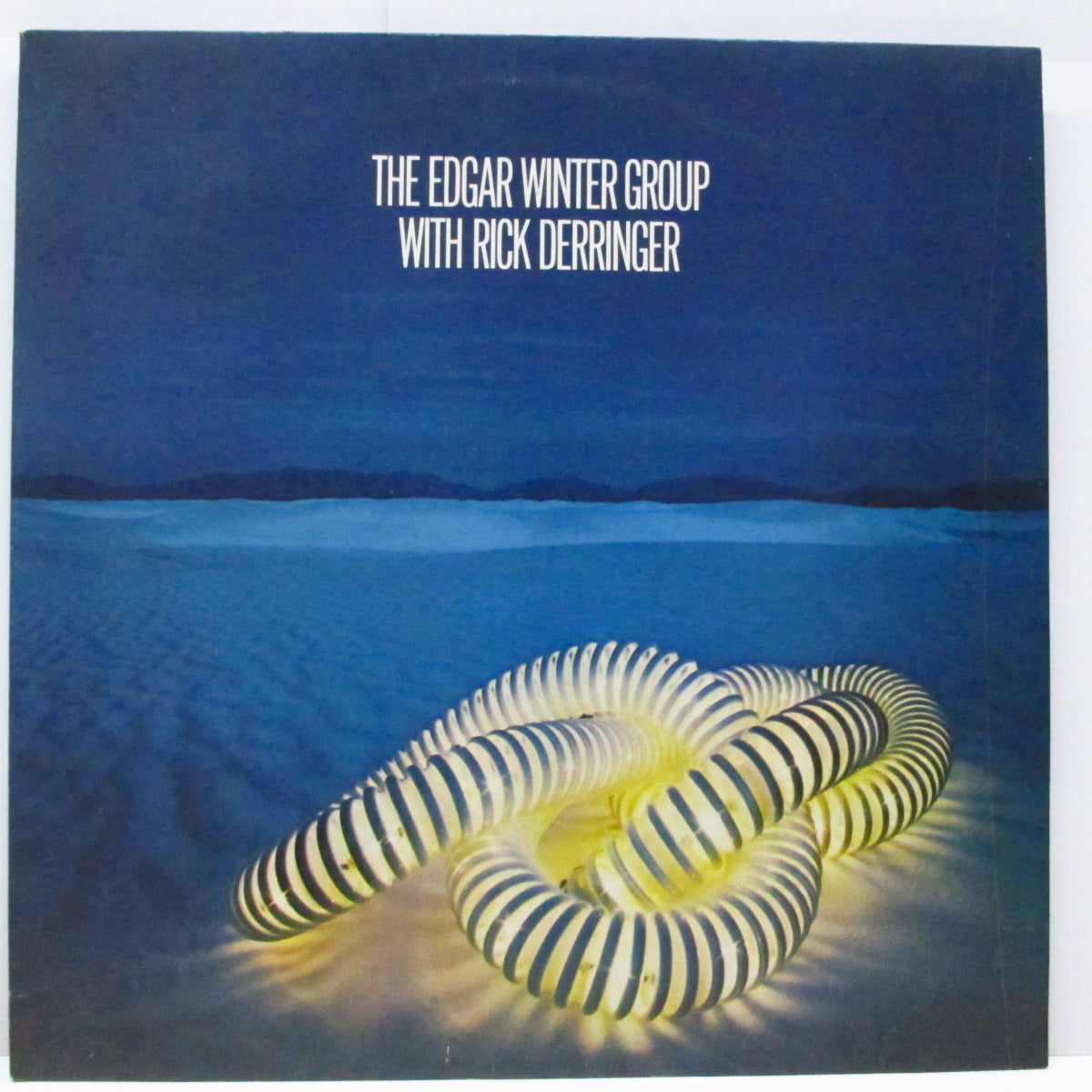 EDGAR WINTER GROUP WITH RICK DERRINGER (エドガー・ウインター・グループ・ウィズ・リック・デリンジャー) - The Edgar Winter Group With Rick Derringer (UK オリジナル LP) 表ジャケにタイトル表記が有るVer.