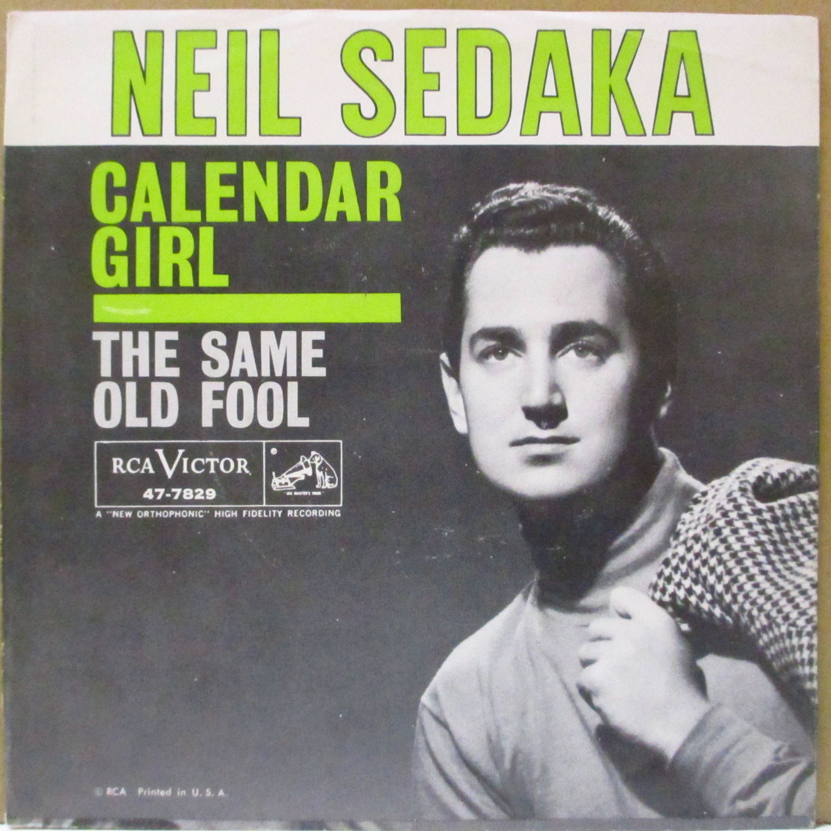 NEIL SEDAKA (ニール・セダカ) - Calendar Girl (US ジャケ付きオリジナル 7インチ) ティーンポップ大名曲