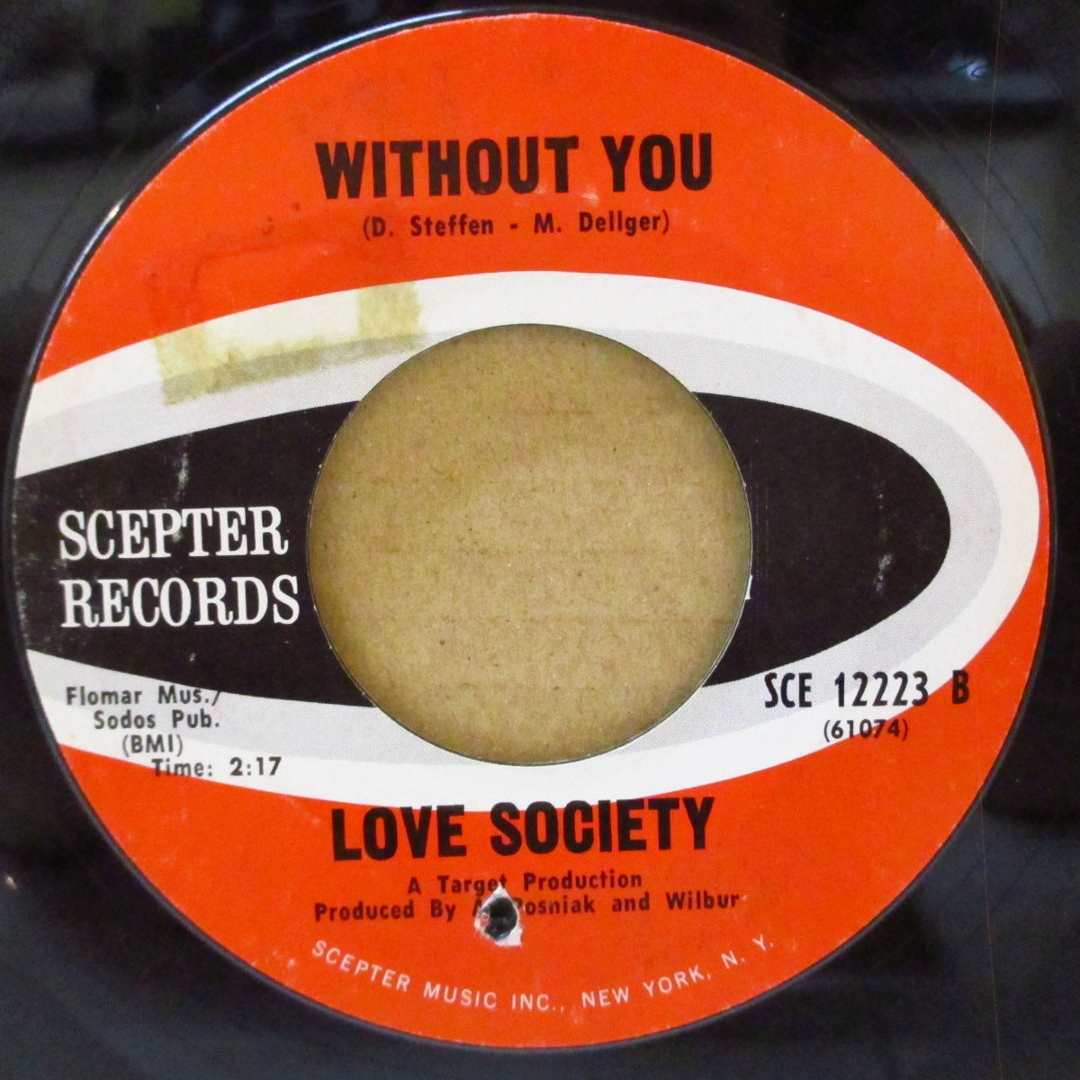 LOVE SOCIETY (ラブ・ソサエティ) - Do You Wanna Dance (US '68 セプター社初回再発7インチ) 脱力スロウ・ソフトロック・カヴァ!
