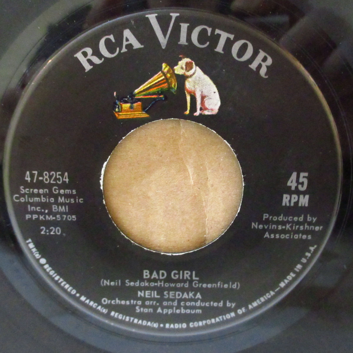 NEIL SEDAKA (ニール・セダカ) - Bad Girl (US '63 オリジナル7インチ+カンパニースリーブ)哀愁美メロ・スロウ・ティーンポップ!