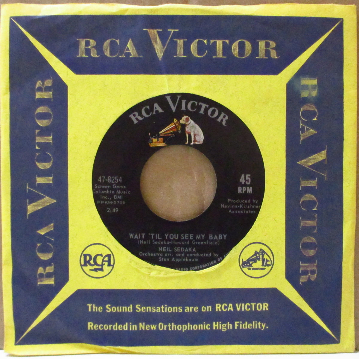 NEIL SEDAKA (ニール・セダカ) - Bad Girl (US '63 オリジナル7インチ+カンパニースリーブ)哀愁美メロ・スロウ・ティーンポップ!