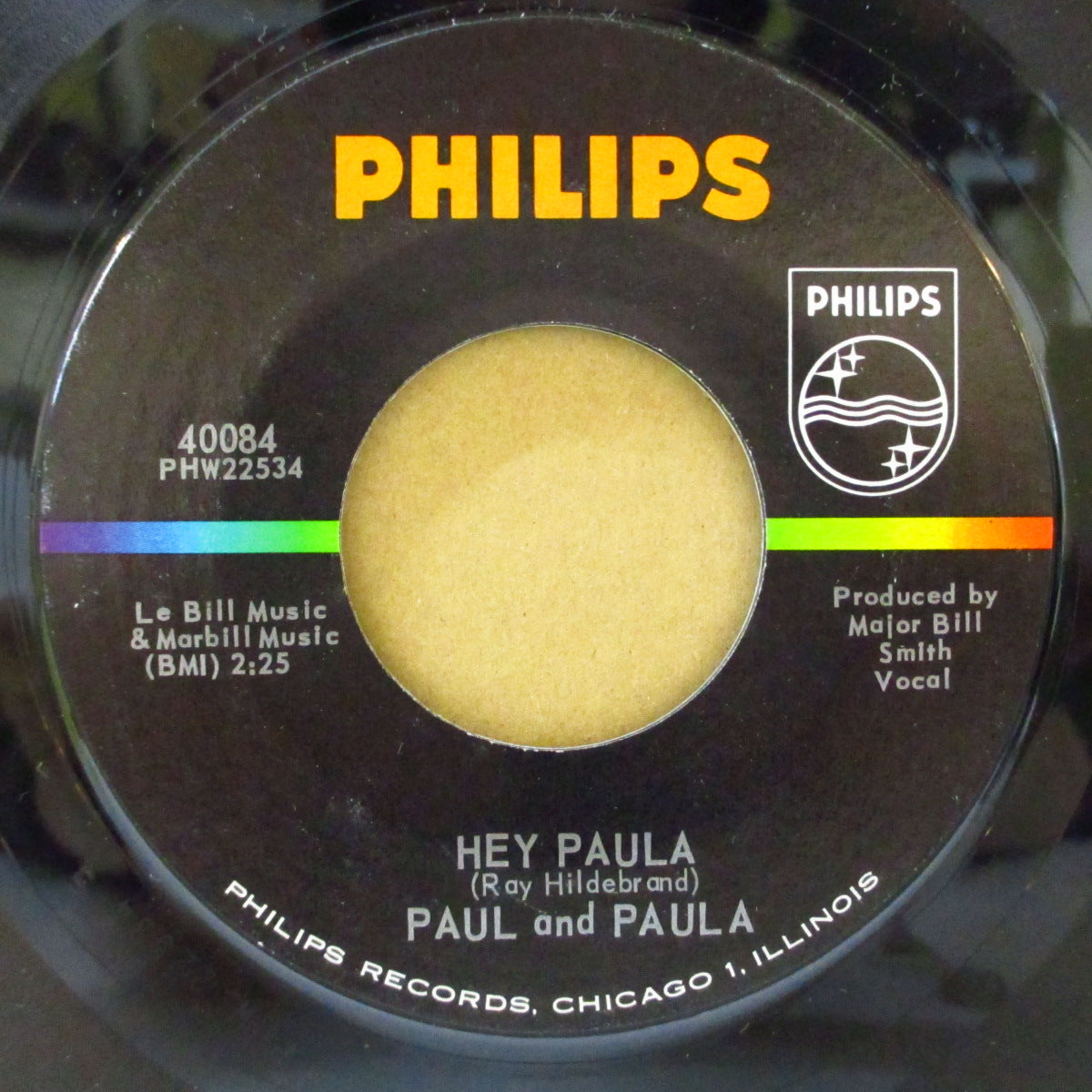PAUL & PAULA (ポールとポーラ) - Hey Paula (US オリジナル 7インチ)「グローイングアップ」収録の青春恋愛バラッド!