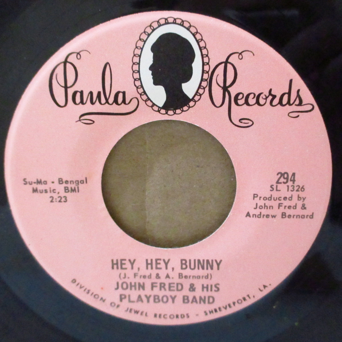 JOHN FRED & HIS PLAYBOY BAND (ジョン・フレッド・アンド・ヒズ・プレイボーイ・バンド) - Hey, Hey, Bunny (US '68 オリジナル7インチ)アップテンポ・バブルガム調ノーザン・ソウル名曲!