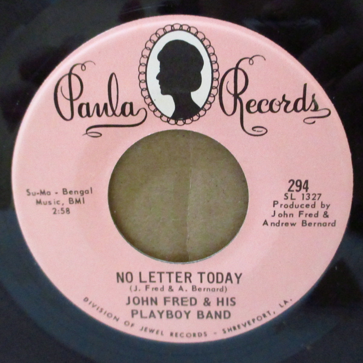 JOHN FRED & HIS PLAYBOY BAND (ジョン・フレッド・アンド・ヒズ・プレイボーイ・バンド) - Hey, Hey, Bunny (US '68 オリジナル7インチ)アップテンポ・バブルガム調ノーザン・ソウル名曲!