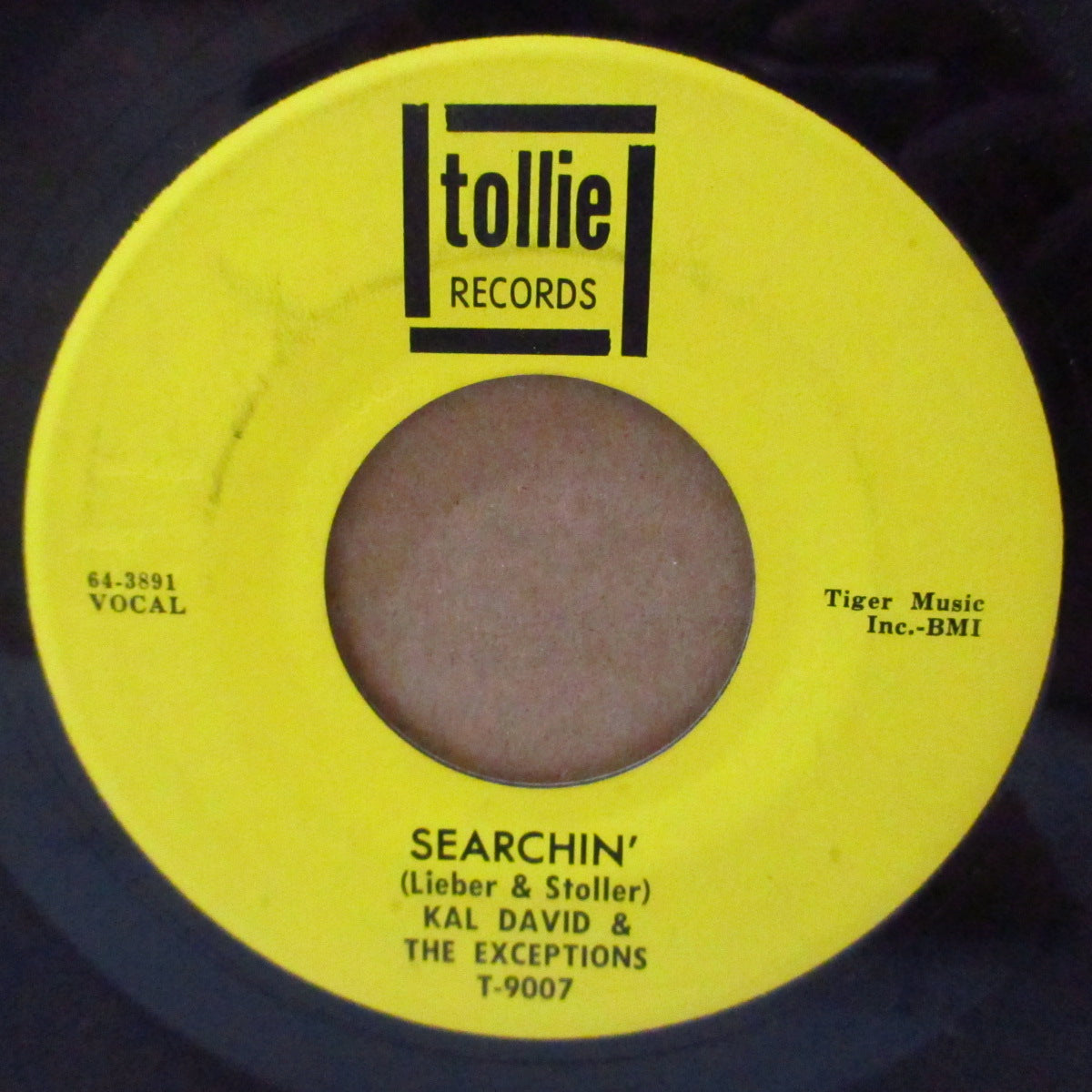 KAL DAVID & THE EXCEPTIONS (カル・デヴィッド & ザ・エクセプションズ) - Searchin' (US '64 オリジナル7インチ)シカゴ・ガレージ、MOD-R&Bビート・カバー!