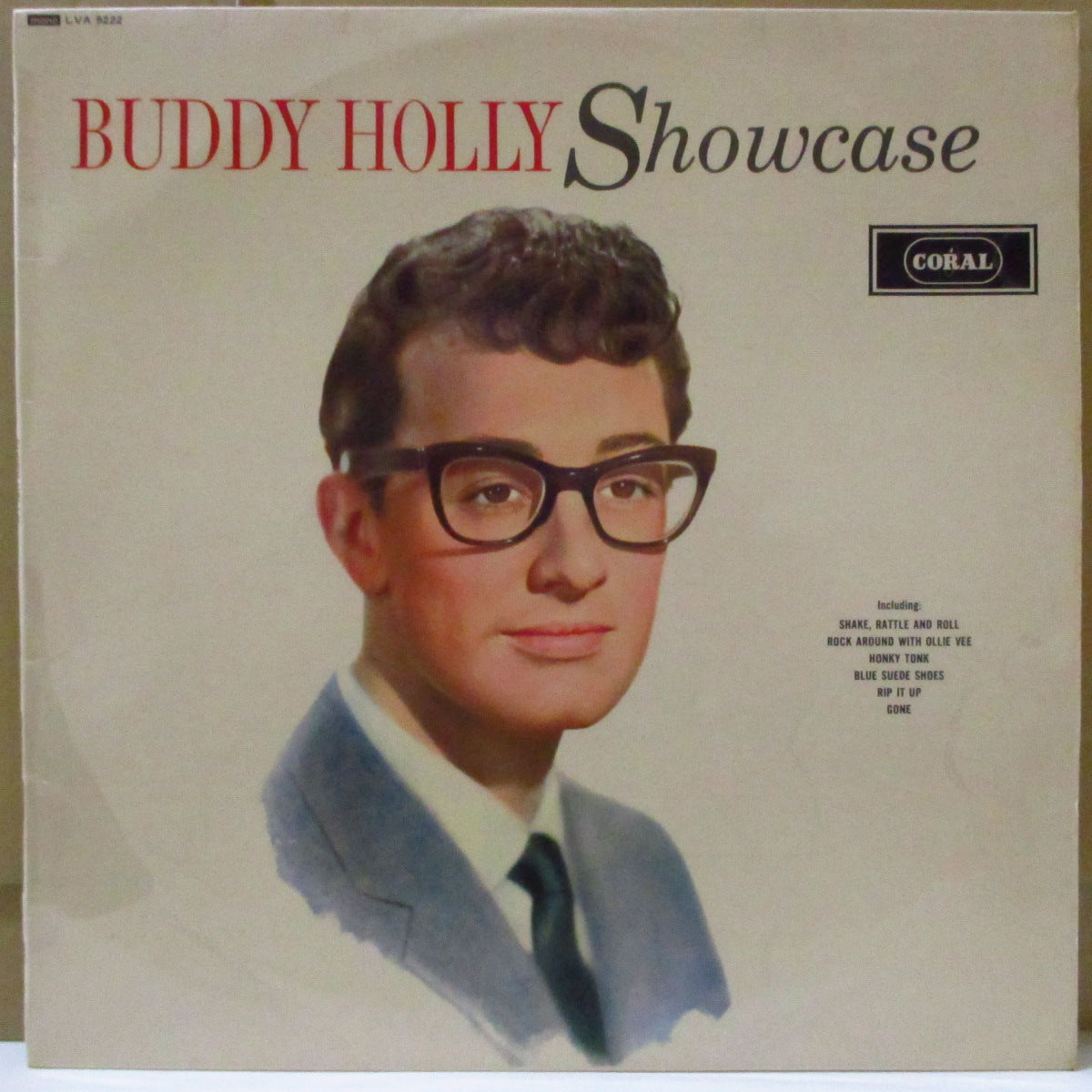 BUDDY HOLLY (バディ・ホリー) - Showcase (UK '64 初回オリジナル・モノラル LP/表面コーティング「折り返し」ジャケ) 死後4枚目の追悼コンピ!