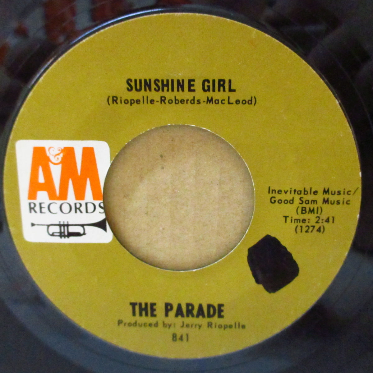 PARADE, THE (ザ・パレード) - Sunshine Girl / This Old Melody (US '67 オリジナル 7インチ)サンシャイン・ポップ大名曲!