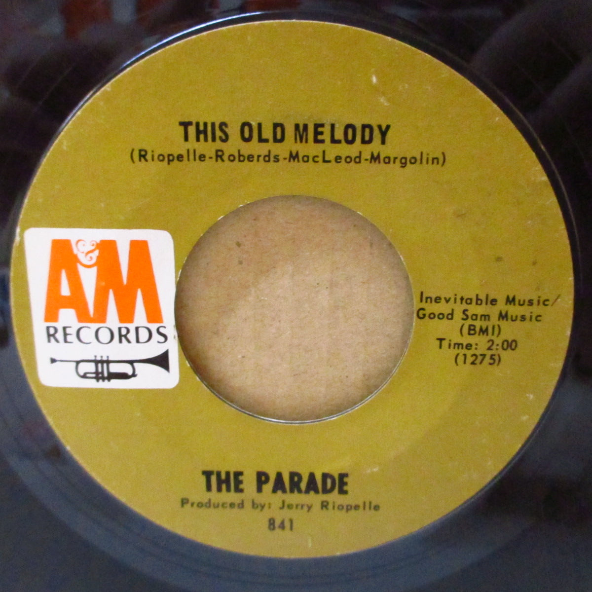 PARADE, THE (ザ・パレード) - Sunshine Girl / This Old Melody (US '67 オリジナル 7インチ)サンシャイン・ポップ大名曲!