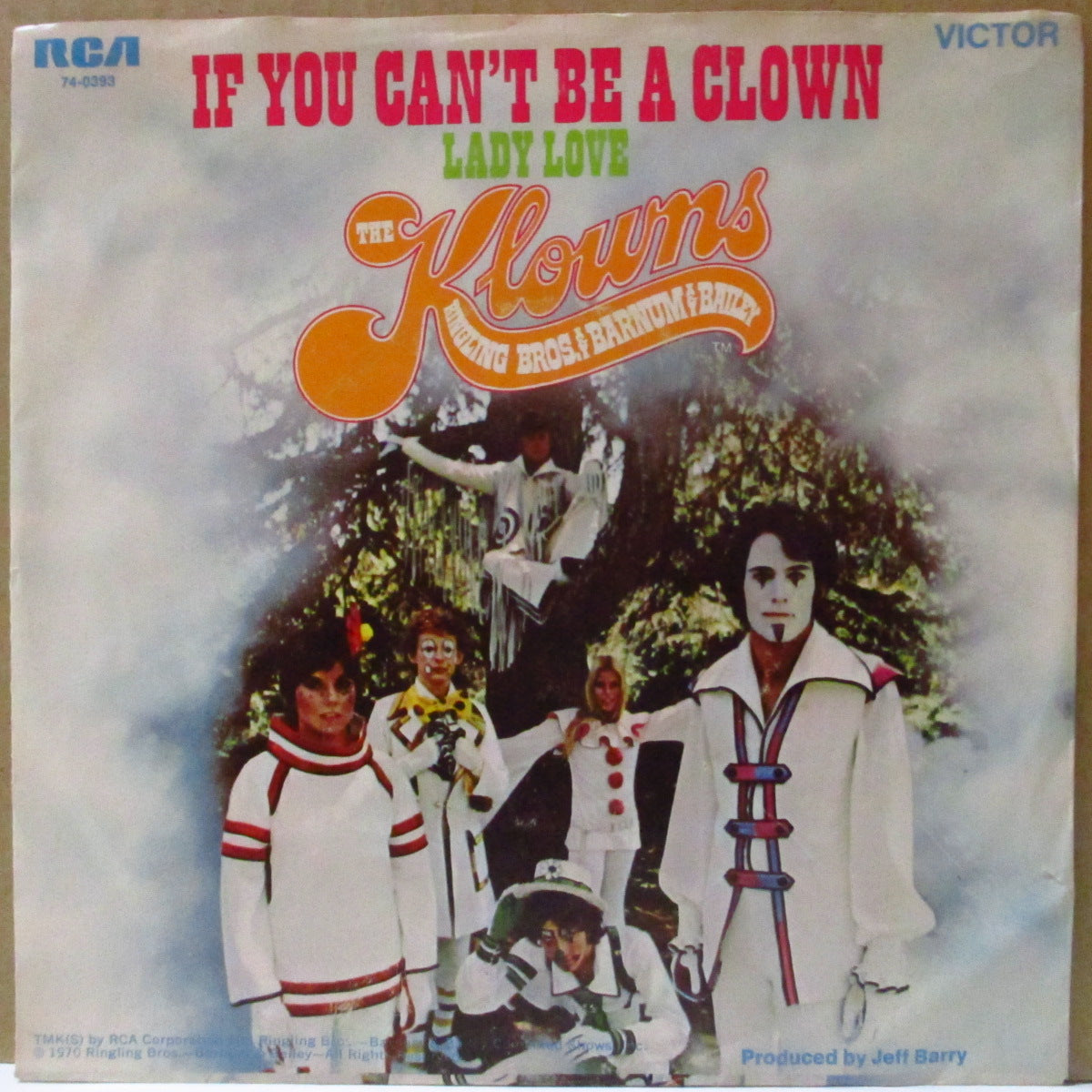 KLOWNS, THE (ザ・クラウンズ) - If You Can't Be A Clown (US '70 オリジナル・ジャケ付 7インチ)ソフトロック!