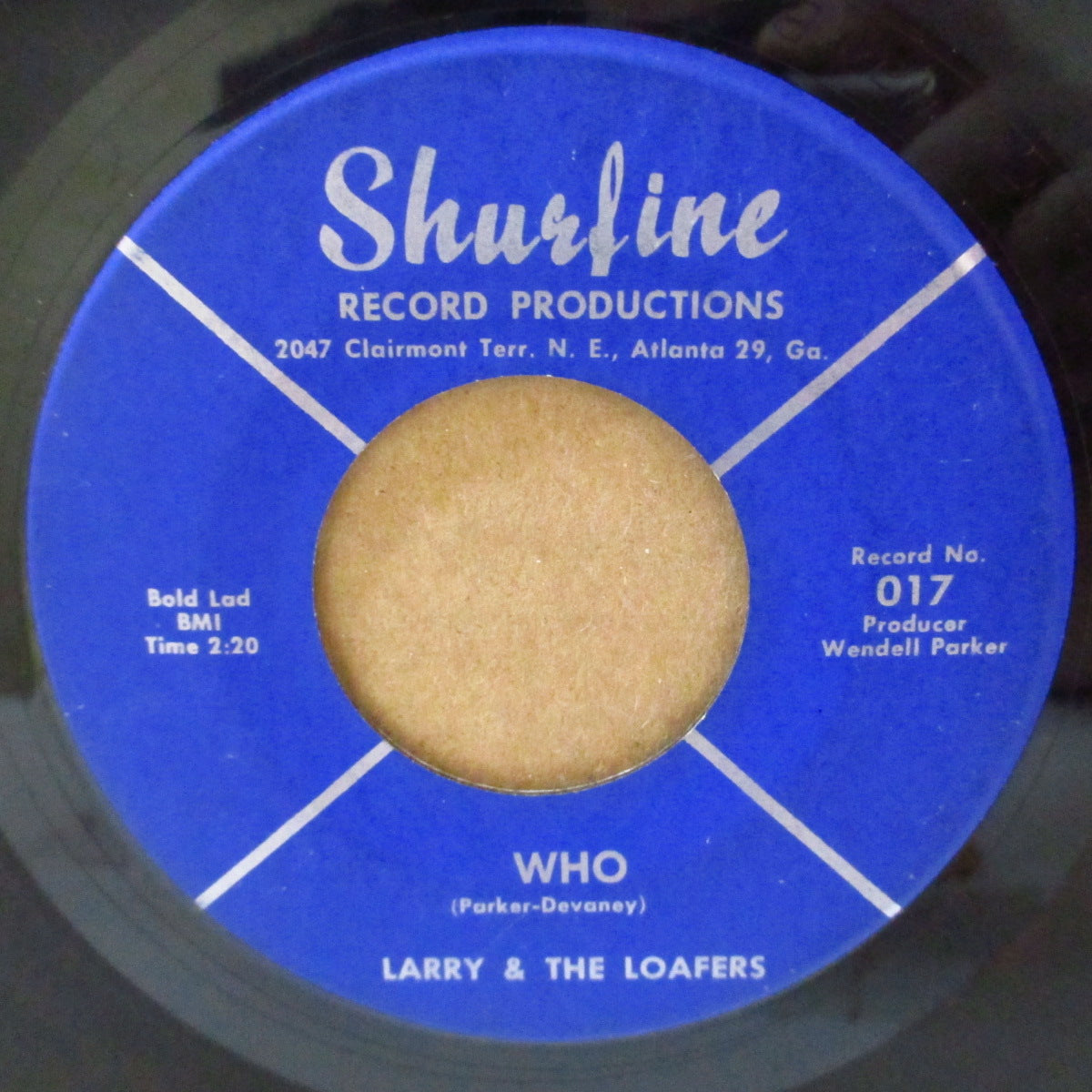 LARRY & THE LOAFERS (ラリー&ザ・ローファーズ) - Let's Go To The Beach (US '66 オリジナル 7インチ)ワイルド・ガレージ・ノーザン!