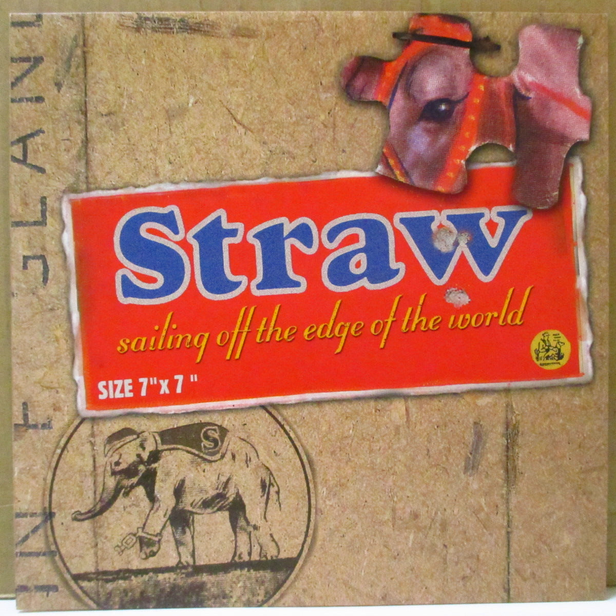 STRAW (ストロー) - Sailing Off The Edge Of The World (UK オリジナル 7インチ+光沢固紙ジャケ)