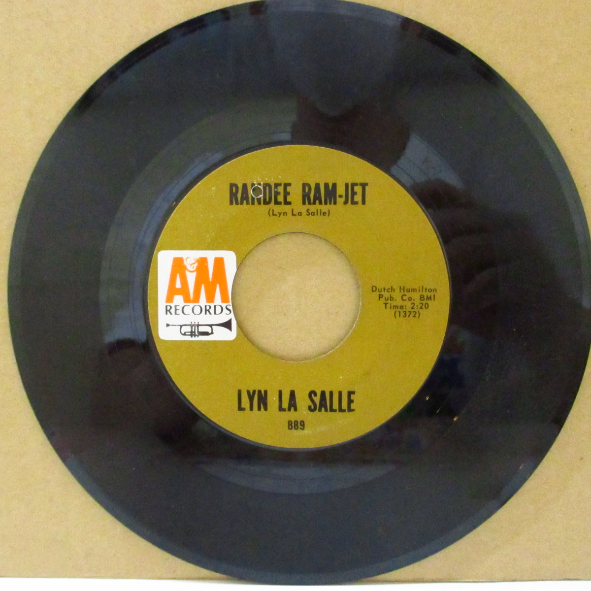 LYN LA SALLE (リン・ラ・サール) - Randee Ram-Jet (US '67 A&M社再発 7インチ) 英国フリークビート調のアップテンポ・MODガレージ!