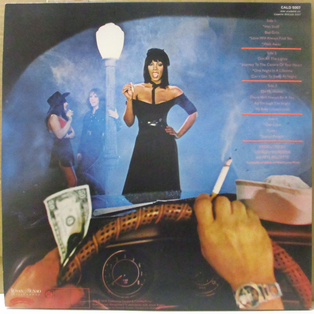 DONNA SUMMER (ドナ・サマー) - Bad Girls (UK '79 オリジナルTranco工場プレス「光に透かしたら赤盤」ステレオ LPx2枚組+インナー/見開きジャケ)近年稀な美品!