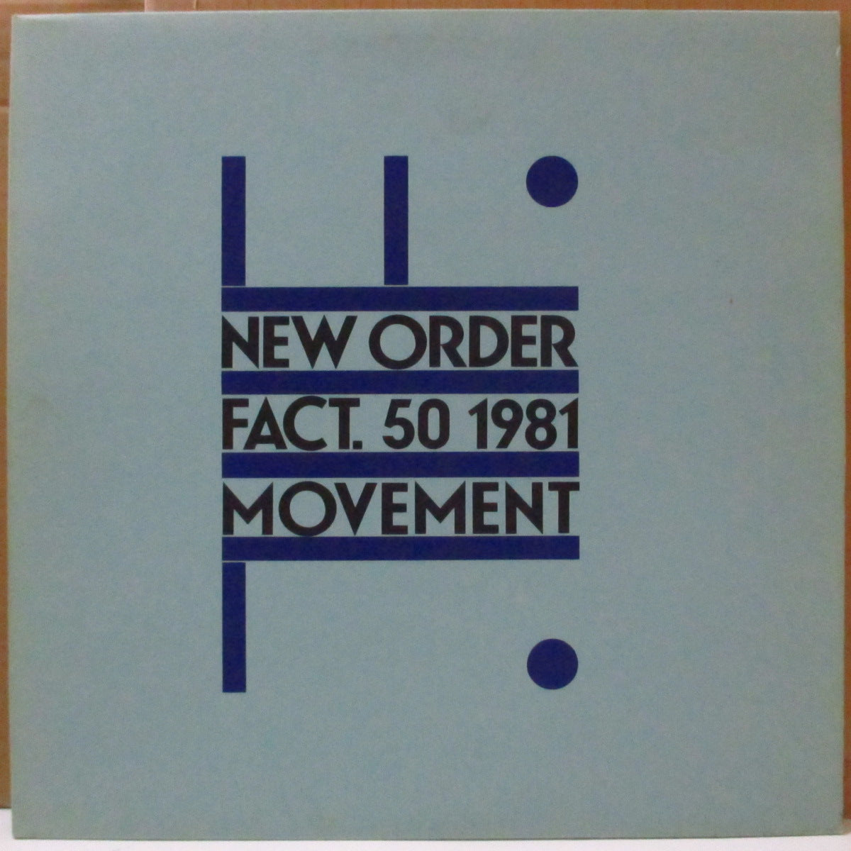 NEW ORDER (ニュー・オーダー) - Movement (UK '85 再発「A5/B5」マト LP+「PATENT Nos.1,125.555 」インナー) '81年1stアルバム
