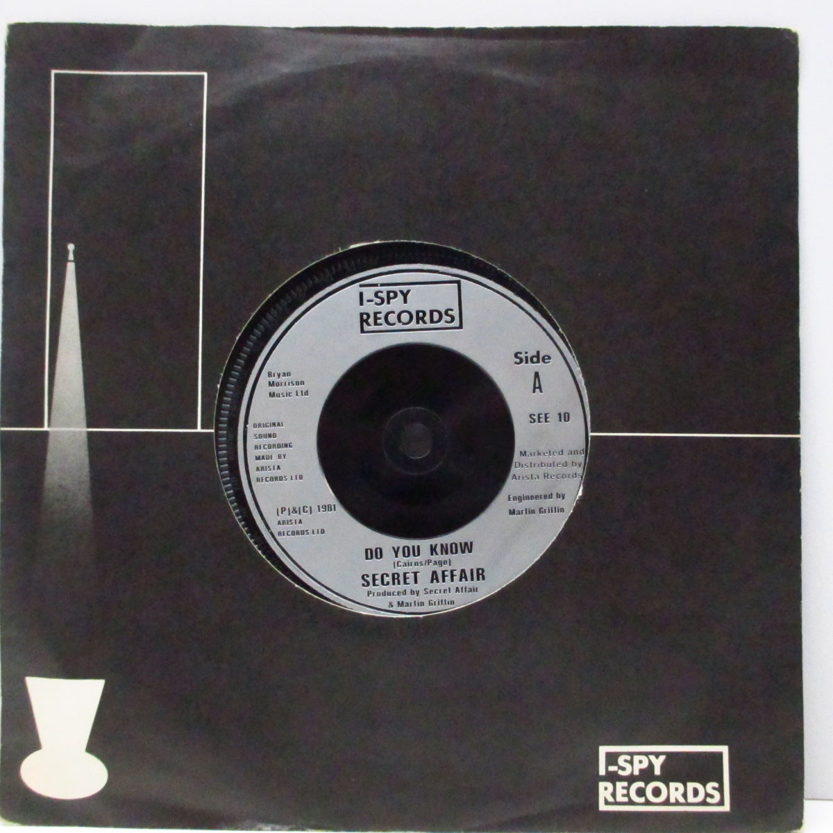 SECRET AFFAIR (シークレット・アフェア) - Do You Know / Dance Master (UK '81 再発「銀プララベ」7"/カンパニースリーブ)
