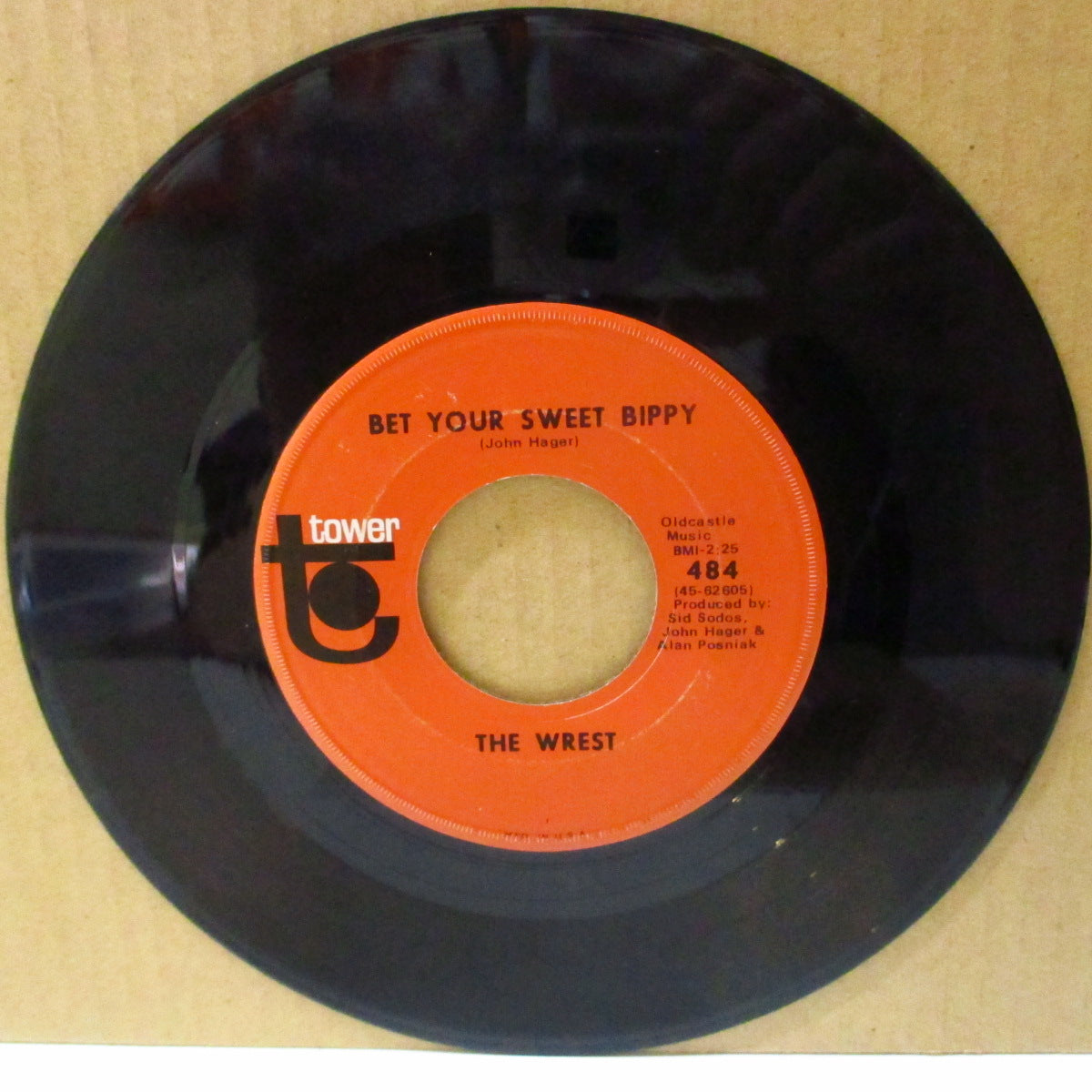 WREST, THE (ザ・レスト) - Bet Your Sweet Bippy (US '69 タワー社再発 7インチ)バブルガム・ポップ&ルーズなサイケポップ!