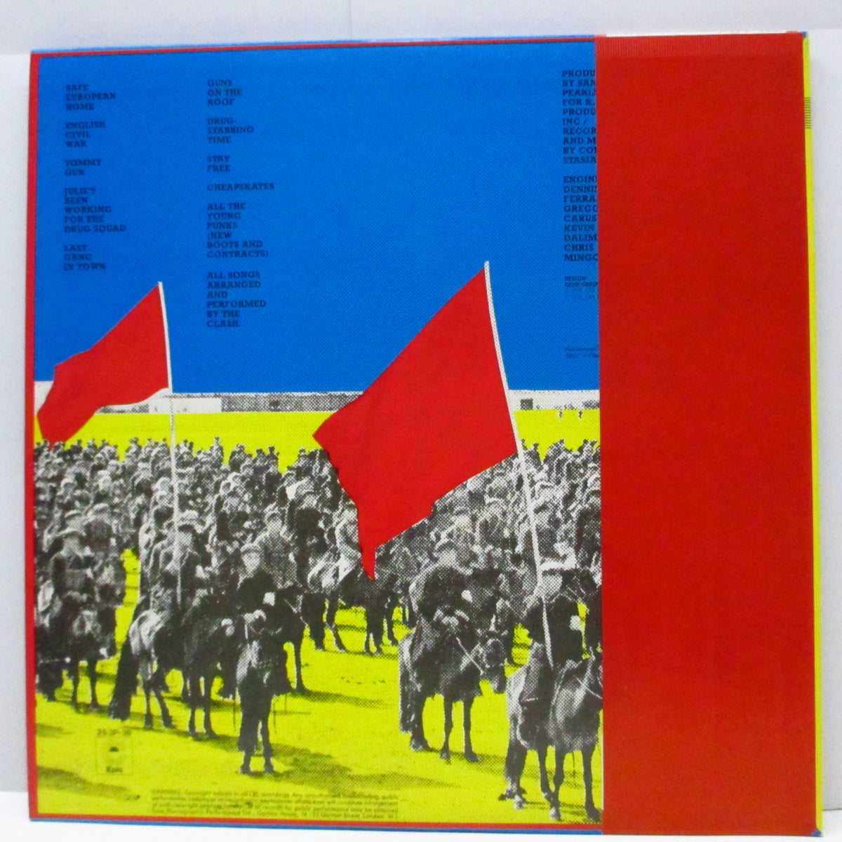 CLASH, THE (クラッシュ) - 動乱 : 獣を野に放て Give'em Enough Rope (Japan オリジナルLP+帯)近年稀な美品!