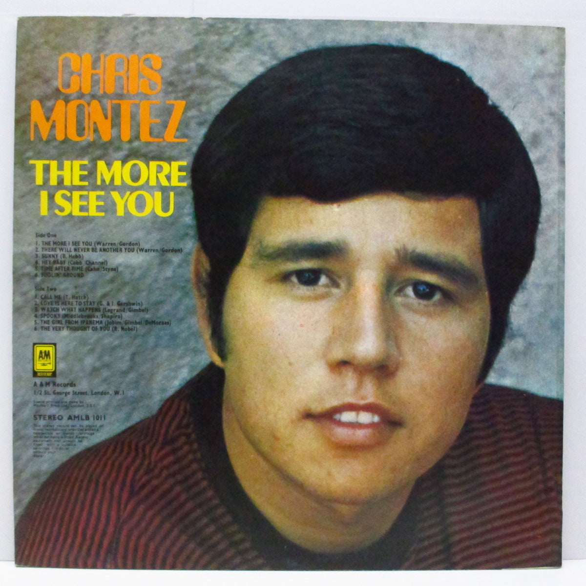 CHRIS MONTEZ (クリス・モンテス) - The More I See You (UK '70 再発 LP+表面コーティングジャケ/AMLB 1011) 別ジャケ再発盤!