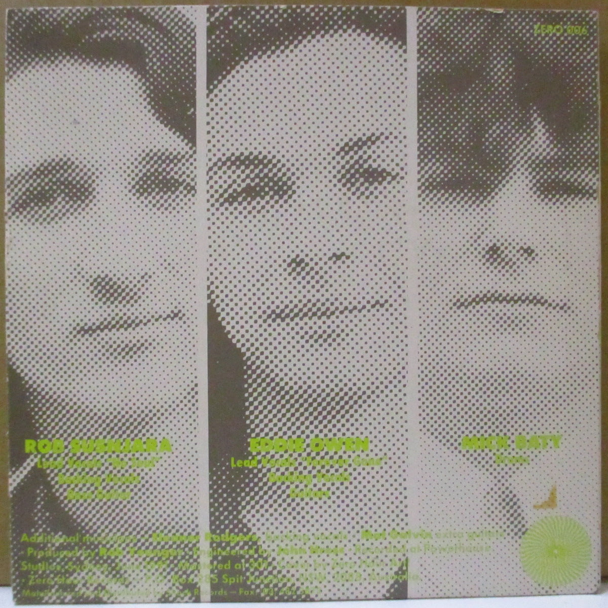 PYRAMIDIACS, THE (ザ・ピラミディアクス) - No Soul (OZ オリジナル 7インチ+光沢固紙ジャケ, インサート) '91年2ndシングル
