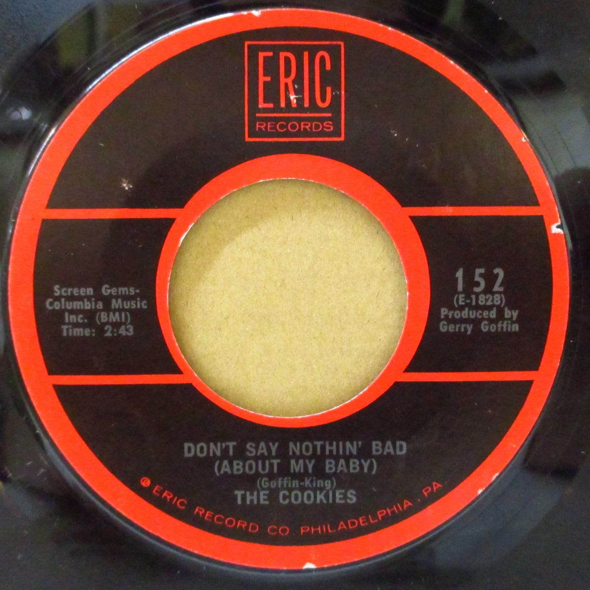 COOKIES, THE (ザ・クッキーズ) - Chains / Don’t Say Nothin’ Bad (US 70's 再発7インチ)キャロル・キング溺愛ガールグループ、ヒット2曲カップリング