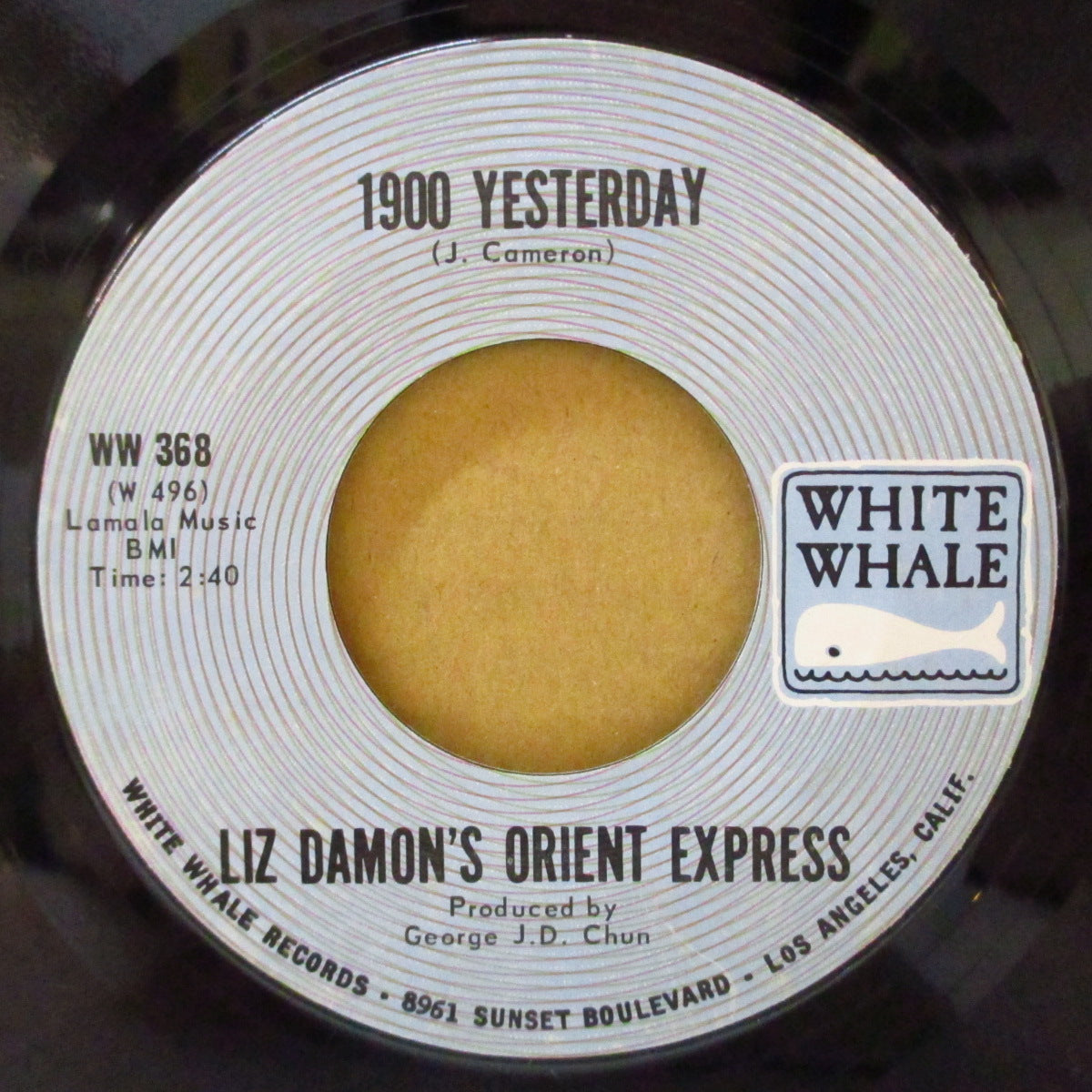 LIZ DAMON'S ORIENTAL EXPRESS (リズ・デーモンズ・オリエンタル・エクスプレス) - You're Falling In Love (US '70 White Whale社再発 7インチ) JET SETサバービア+サンシャインポップ)